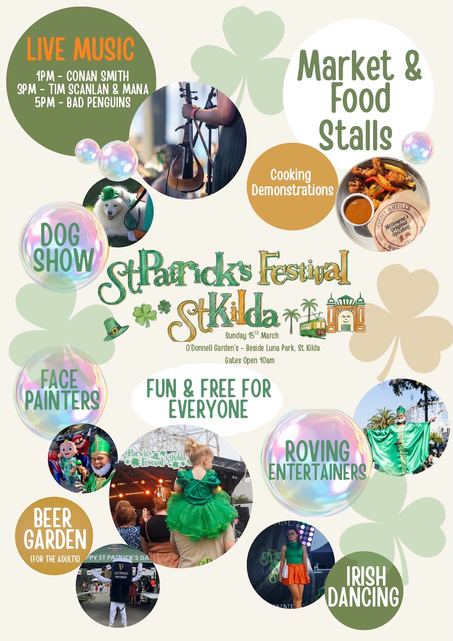 Melbourne St. Patrick's Day Festival 2026 Schedule